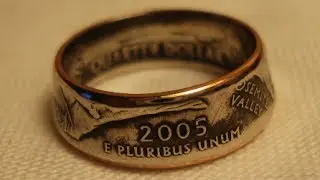 Making Double Sided Coin Rings, Smaller Womens Size