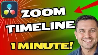 How to Zoom In & Out on the Timeline in DaVinci Resolve | 2025