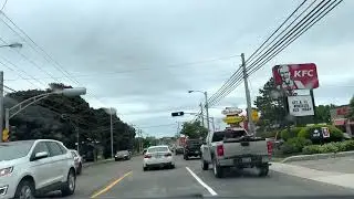 Driving in Downtown Charlottetown Prince Edward Island