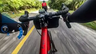 Gowes Perdana Pakai Roadbike Nanjak Ke Bukit Hutan Syahdu di Batas Provinsi