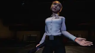Vanessa being a great security guard