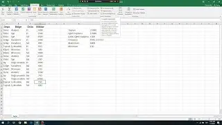 Microsoft Excel Toplam, Eğerli Toplama,  Çok Eğerli Toplama, Ortalama,En Büyük Değer, En Küçük Değer
