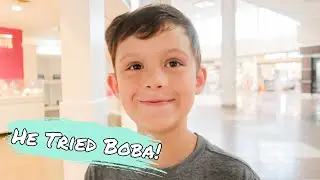Justus Tried Boba For The First Time! {June 28, 2024}