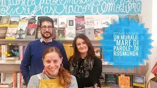 Un mare di parole: il nostro murale ad opera di Rosmunda