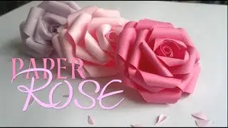 DIY PAPER ROSE!