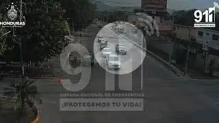 Colisión en bulevar Las Torres, San Pedro Sula