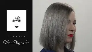 Окрашивание в пепельный|платиновый блонд из светло-коричневого цвета. | Ash blond. | Platinum blond.