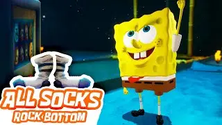 SpongeBob Battle for Bikini Bottom Rehydrated - All Sock Locations - Rock Bottom