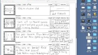 Screencast for storyboard complete process