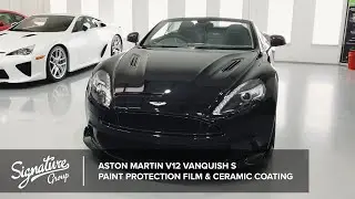 Aston Martin V12 Vanquish S | Full Car Paint Protection Film & Ceramic Coating