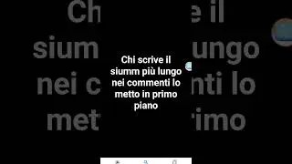 chi lo scriverà più lungo?