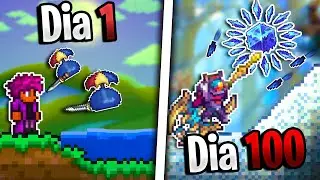 PASSEI 100 DIAS de ROGUE no CALAMITY no TERRARIA!