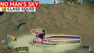 Crashed FREE S-CLASS Pink Squid in No Man's Sky