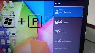 Why is my Laptop screen not showing on TV with HDMI | Show Only Taskbar Issue