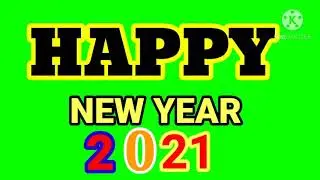 Happy New Year 2021 | New Year Special Green Screen