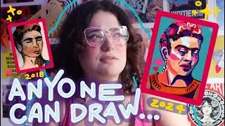 you dont NEED talent to be an artist!! (how a decade of drawing paid off)
