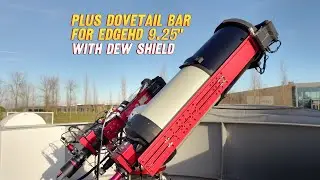 PLUS dovetail bar for EdgeHD 9,25" with dew shield, GIOTTO flat field generator and ALTO cover motor