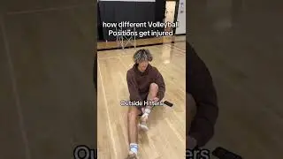 Volleyball Positions Getting Injured 😭🏐 