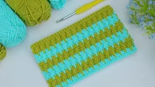 Unique STITCH! I've never seen this style of crochet 🧶 before! new crochet pattern