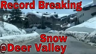 Scenic Drive: Biggest Snow Totals Ever at Utah's Deer Valley April 2023