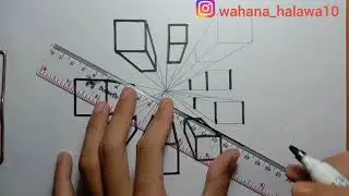MENGGAMBAR PERSPEKTIF 1 TITIK HILANG DARI BERBAGAI SUDUT UNTUK PEMULA