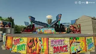 FS19 Funfair Build Up Oranget Part 1