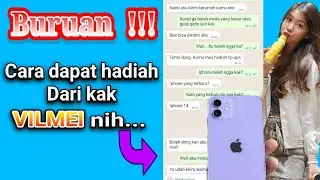 no wa kak Vilmei,Cara Dapat Hadiah dari kak Vilmei
