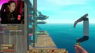 Акула тоже хочет кушоц 🦐 Raft. Часть 4. #Общение #Позитив #LIVE #GIRL