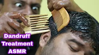 Dandruff Treatment ASMR | Satisfying Dandruff Scratching ASMR | Oil Massage Treatment ASMR