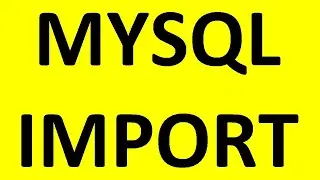Tecq Mate | Import SQL queries into MySQL using command line