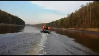Буксировка второй лодки на Tohatsu 18