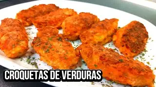 CROQUETAS DE VERDURAS #verduras #saludable