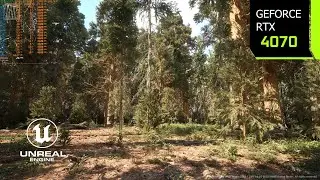 RTX 4070 Unreal Engine 5.1 Realistic Forest Tech Demo - How Good Can it Run Next-Gen Graphics?