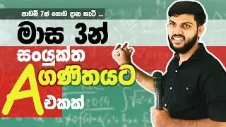 How to get A pass for combine maths in 3 months | Last 3 months study plan for AL