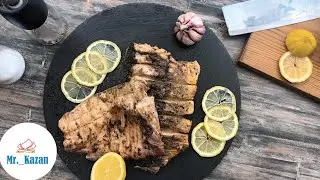 Карп на гриле