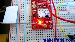NEO-6M GPS Connected to NodeMCU - OLED Display position - Visuino