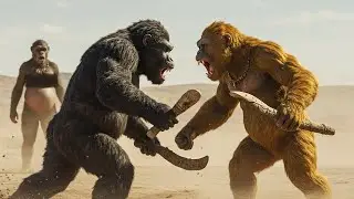 Life 4.3 Million Years Ago | Australopithecus vs Homo Habilis Epic Survival Battle