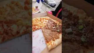 PINK SWEAT$ REVIEWs the FAMOUS PIZZA FROM CUTS N SLICES NY