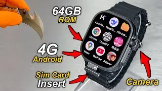 4G Android SmartWatch With SimCard Insert & Camera⚡️HW ULTRA 3 CALL (3GB RAM + 64GB ROM + HotSpot)⚡️