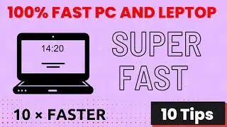 Make Your Computer & Laptop 100% Faster 🖥💻 | 10 Tips & Tricks | Speed Up Your Windows Performance