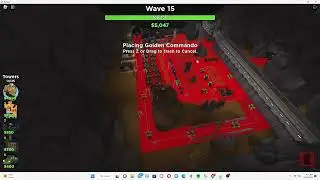 GOLDEN COMMANDO SOLO (TOWER BATTLES ROBLOX)