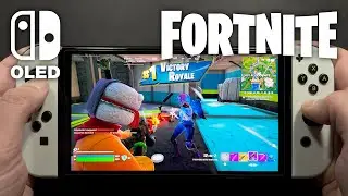 Fortnite on Nintendo Switch OLED 