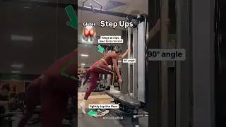 Step Ups Tip👌🏼 #stepup #stepups #glutes #workoutips #fitnesstips #gymtips #gymhacks #fitness