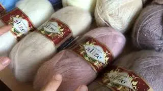 ПОКУПКА ПРЯЖИ! МОХЕР ALIZE KID ROYAL 50, ANGORA GOLD SIMLI, LANA GOLD, YARNART MERINO DE LUXE 50!