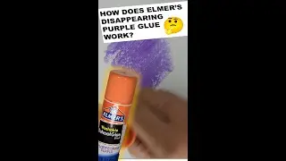 How Does Elmer's Disappearing Purple Glue Work? 🤔 