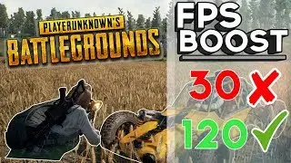 PUBG | *NEW VIDEO IN DESCRIPTION*  How to INCREASE FPS in PUBG **STEPS IN DESCRIPTION**