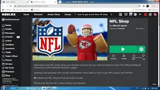 How to get the NFL HELMET in the NFL SHOP Roblox