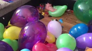 stomping balloons