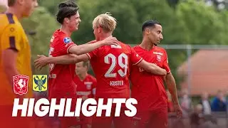 KUSTER belangrijk aandeel bij GELIJKSPEL | FC Twente - Sint-Truidense V.V. (06-07-2024) | Highlights