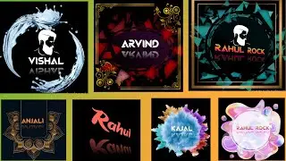 Name Art photo editing || Name Art maker app | Rahul Rock Technical | name editing app